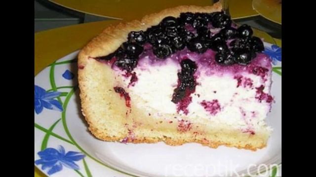 Черничный торт, рецепт смотреть онлайн