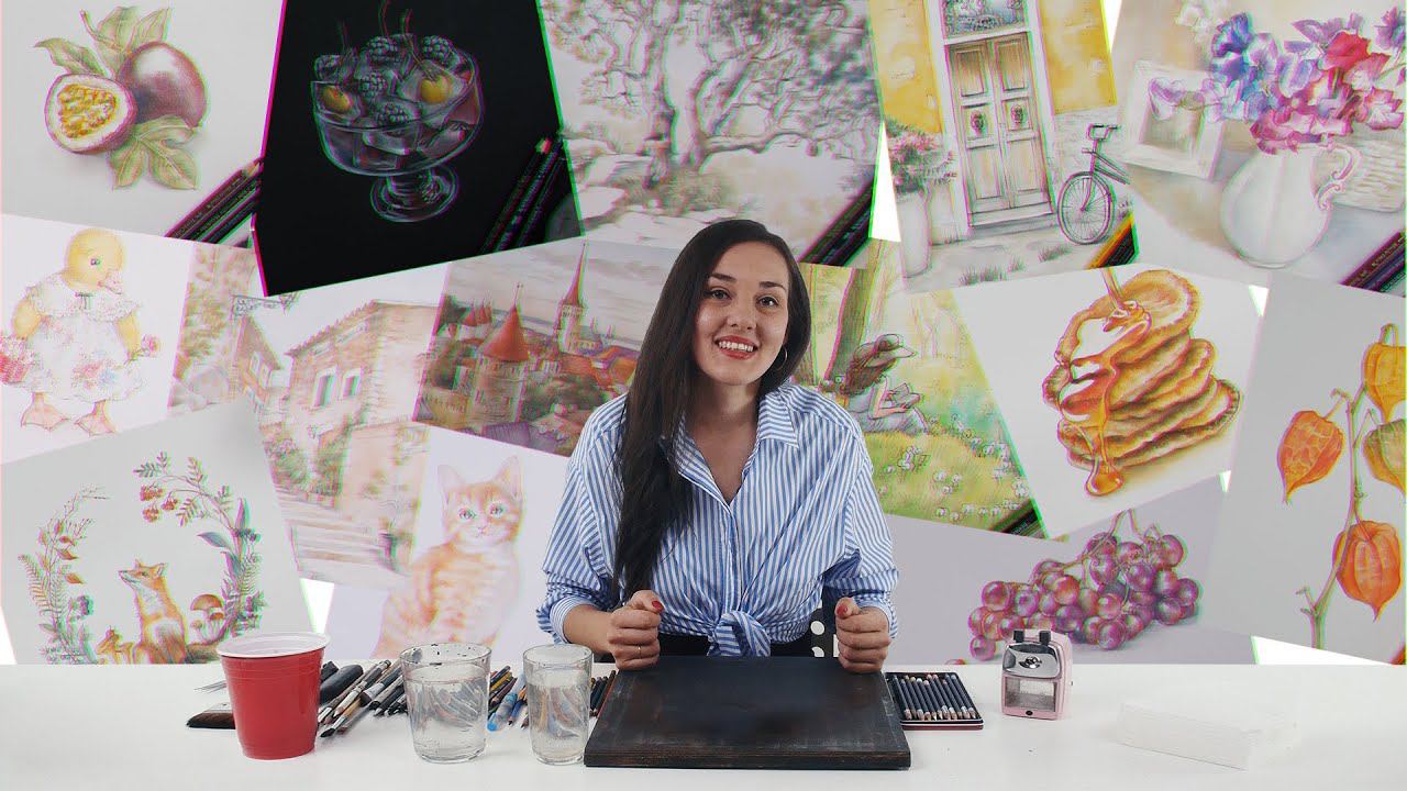 О курсе "Акварельные карандаши" смотреть онлайн