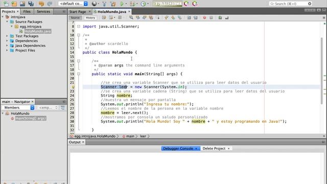 Primer Java con Netbeans | Programación | Java | V1 | Egg Educación смотреть онлайн