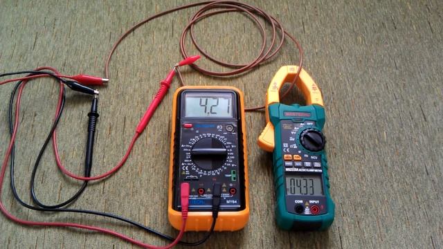 MY64 vs MS2115A (сотые доли) замер постоянного тока смотреть онлайн