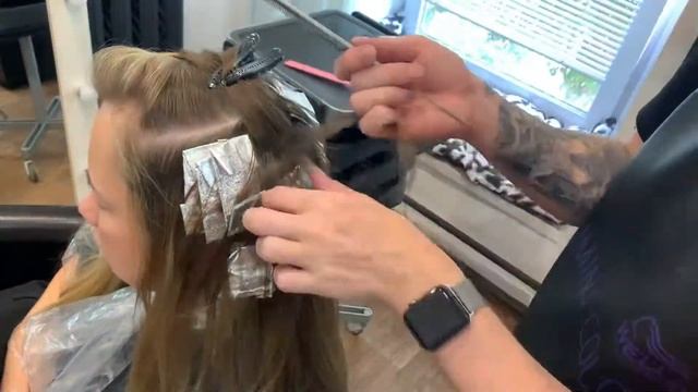 Окрашивание волос смотреть онлайн