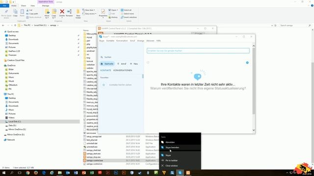 XAMPP Installation unter Windows 10 смотреть онлайн