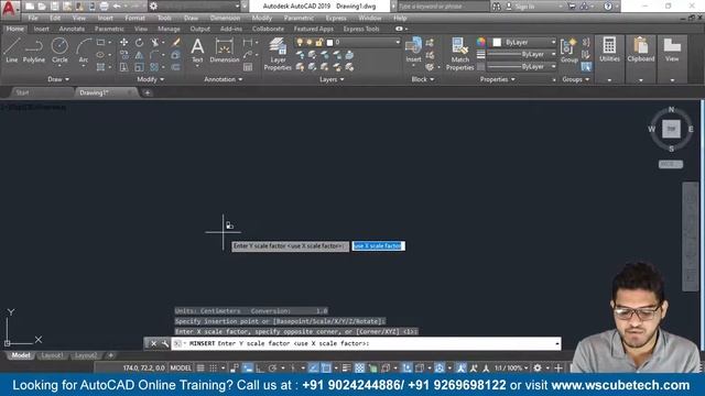 How to Insert Multiple Blocks at Different Coordinates in AutoCAD | AutoCAD Tutorial in Hindi смотреть онлайн