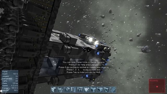 380 Drill Mining Ship - Space Engineers смотреть онлайн