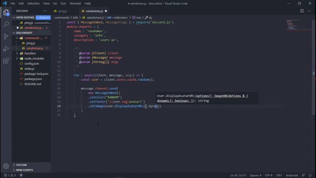 how to make a discord avatar command смотреть онлайн