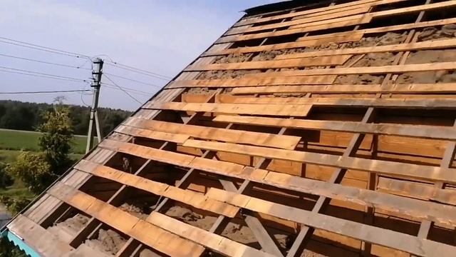 МЕНЯЕМ ШИФЕР НА ЗЕЛЁНЫЙ ПРОФЛИСТ, смотреть онлайн