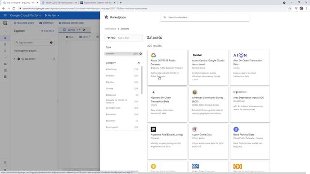 GCP — Run a query on BigQuery смотреть онлайн