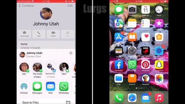 How to share a contact from iPhone to iPhone easily - Share iPhone contacts смотреть онлайн
