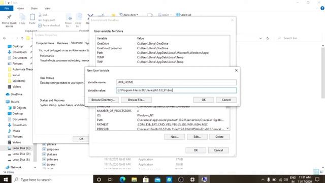 How to Set Class Path of Java in Windows 10 64 bit смотреть онлайн