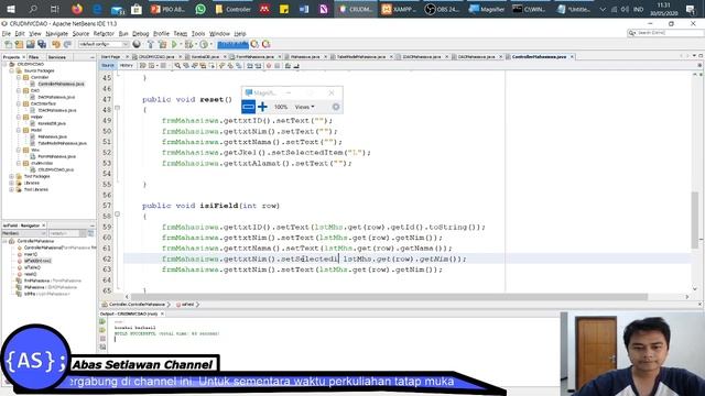 JAVA CRUD MYSQL MVC Bagian 4 (Select/Click Table Data) смотреть онлайн