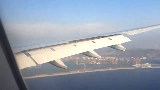 BCN Airport Landing Time-lapse Barcelona On-Board смотреть онлайн