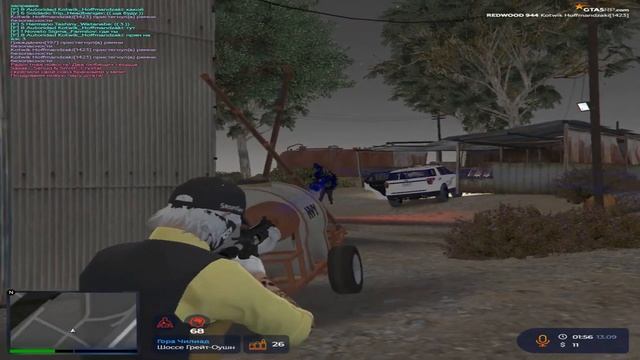 вышел 1x7 против госников?  ТУЛЕВО - GTA 5 RP REDWOOD