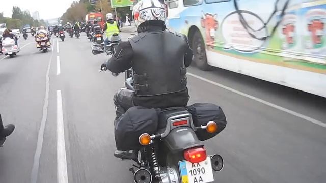 Колонна байкеров Днепропетровск_2 смотреть онлайн