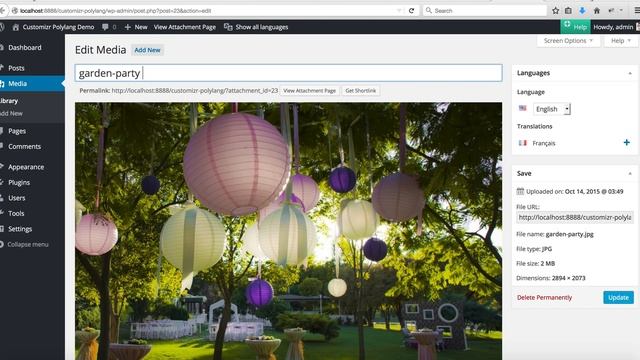Customizr Theme - Polylang Plugin - Slider Setup ( Front Page ) смотреть онлайн