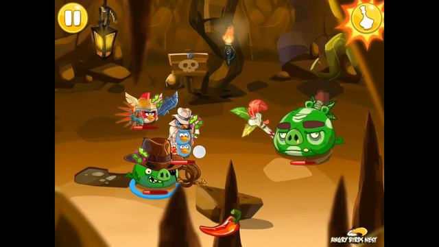 Angry Birds Epic Cave 1 Shaking Hall Level 10 Walkthrough смотреть онлайн