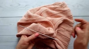 Как связать резинку для юбки спицами