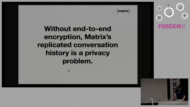 Encrypting Matrix Building a universal end-to-end encrypted communication ecosystem with Matrix and смотреть онлайн