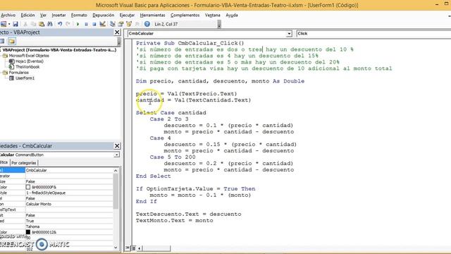 Creando un formulario en Excel - Resolución Problemas VBA II смотреть онлайн