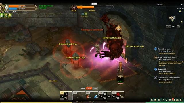 TOS Swordman 2Rank, Barbarian 2Rank Pure DEX lvl110 VS Archon смотреть онлайн
