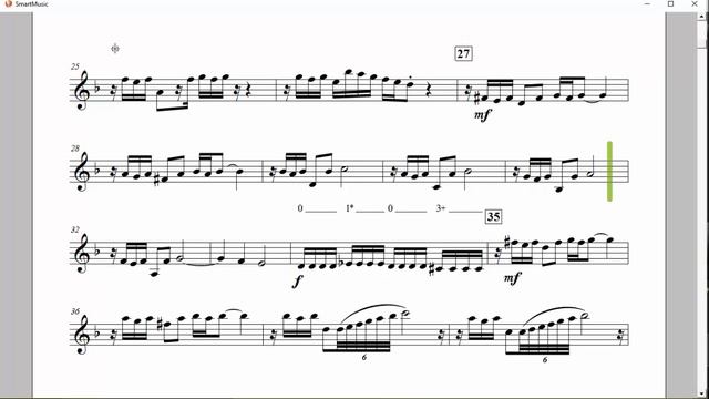 Palladio RÁPIDO- Violín. Karl Jenkins