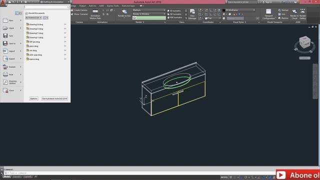 Autocad 3D Modelleme-Autocad 3D Tutorial for beginners смотреть онлайн