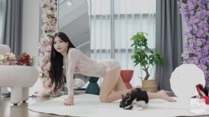 White See-Through Dress, Yeonji, Pocket Girls, 연지, 포켓걸스
