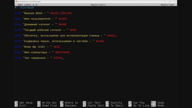BASH2 / Переменные среды смотреть онлайн