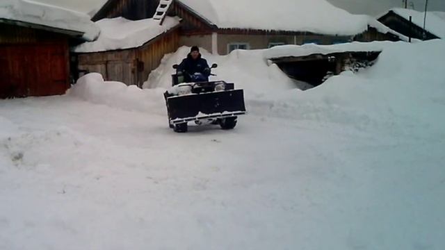SF500-a moto чистит снег ❄ смотреть онлайн