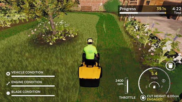 Lawn Mowing Simulator Nintendo Switch Gameplay смотреть онлайн