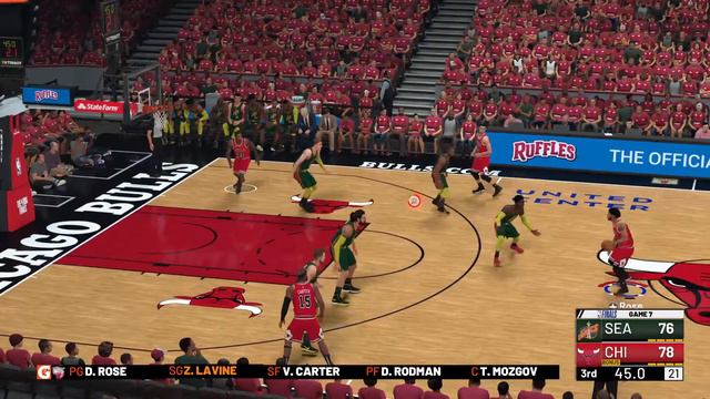 NBA 2K19 финал НБА 2021 Чикаго - Сиетл 7м 3ч смотреть онлайн