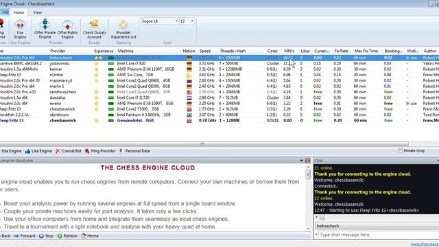 Deep Fritz 13 Engine Cloud - Using public engine смотреть онлайн