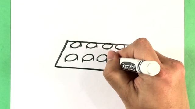 How to Draw a Lego - Simple Step by Step for Beginners and Kids - How to Draw Easy Things смотреть онлайн
