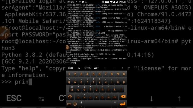 How to install vscode and python on android with termux смотреть онлайн