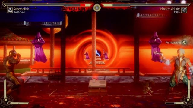 Mortal Kombat 11 ROBOCOP vs FUJIN (Hard) FATALITY - Gameplay [MK11] PS4 hd смотреть онлайн