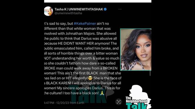 TashaK Comes For Keke Palmer,Jonathan Majors & BW,Black Media Exposed,Situational Blackness ￼ смотреть онлайн