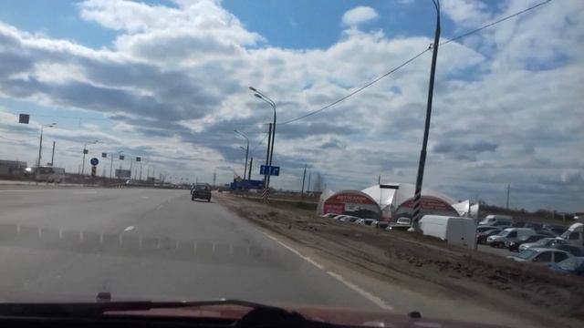 Обзор объездной дороги и города Тверь. Апрель 2019 смотреть онлайн