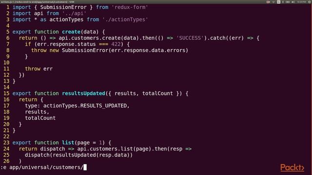 Redux – End to End : Redux Data Tables | packtpub.com смотреть онлайн