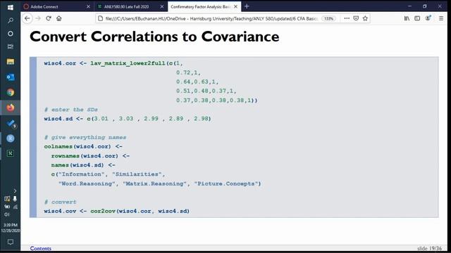 R - Confirmatory Factor Analysis Lecture смотреть онлайн