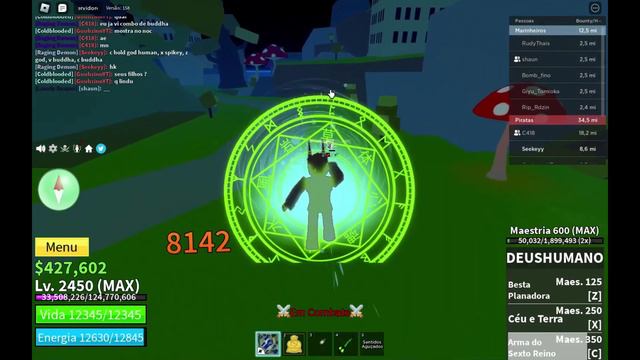 Combo Buddha Awk + God Human (8,7m)