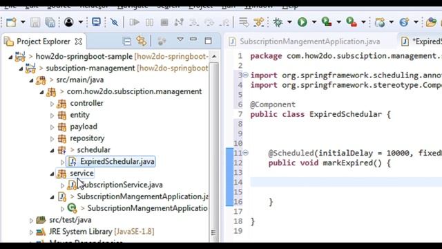 Scheduler in Java Spring boot | Cron Job in Java | Cron Scheduler in java in Hindi | Live Demo. смотреть онлайн