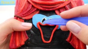 Леплю Театр из Project Playtime и Хаги Ваги. Диорама от Лепка ОК ✅ Пластилин. Как сделать?