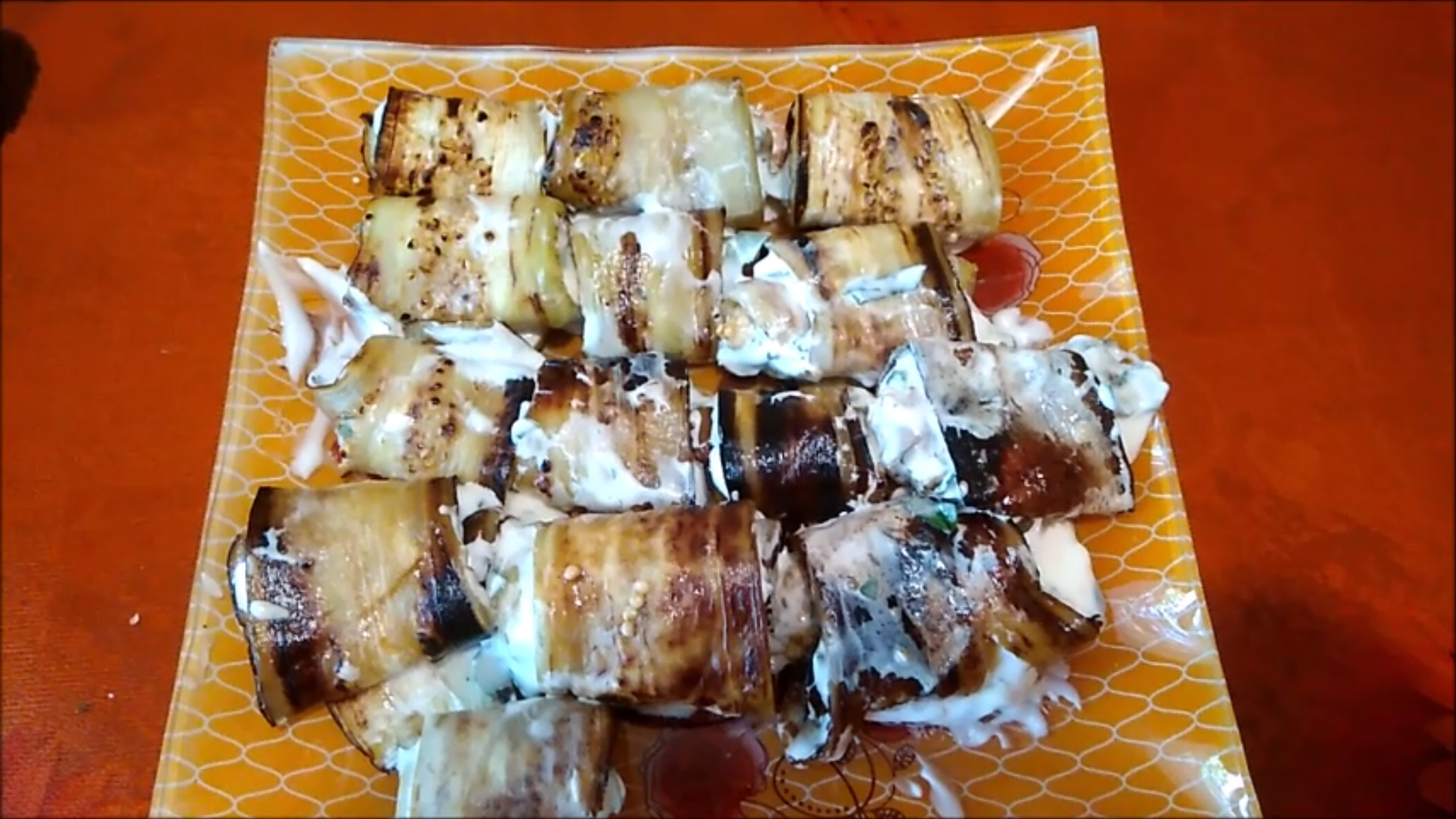 Закуска из баклажанов Рулетики.mp4 смотреть онлайн