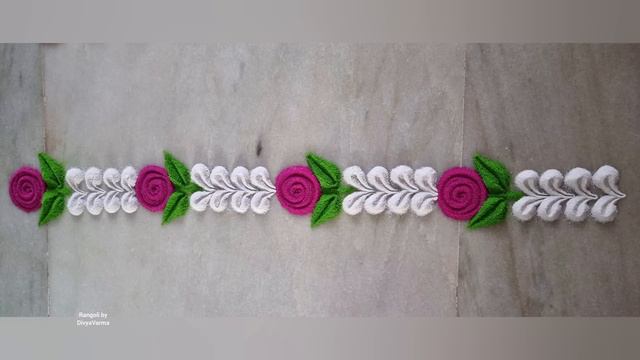 easy border rangoli designs смотреть онлайн