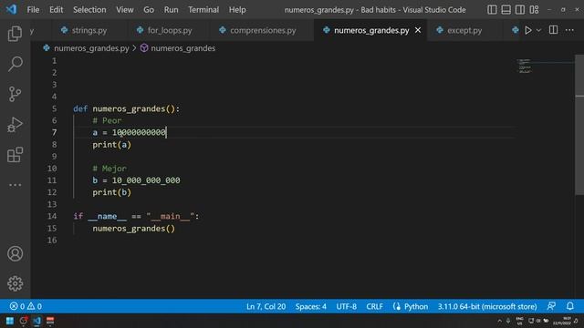 8 Cosas Que NO Debes Hacer En PYTHON - Parte 1 смотреть онлайн