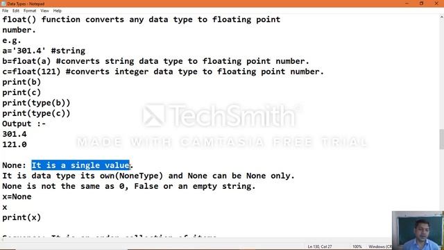 Python Data Types смотреть онлайн