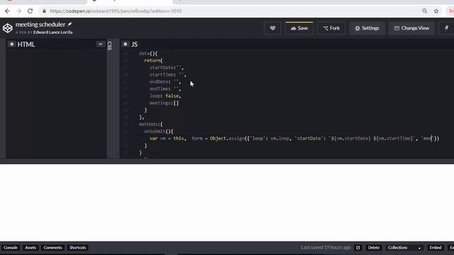 meeting scheduler vuejs смотреть онлайн