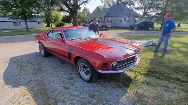 Leon's 1970 Mustang Boss 302 That He Bought In 1971 After Returning Home From Vietnam