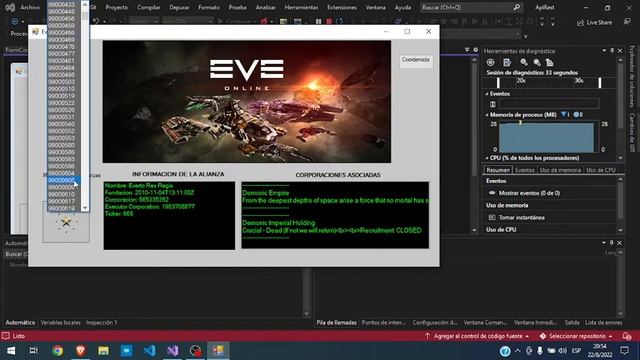 C#.NET Eve online Consumiendo API REST Con C# y Windows Form смотреть онлайн