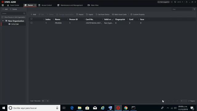 Alta de tarjetas en videoporteros IP Hikvsion desde IVMS4200 v3.0 смотреть онлайн