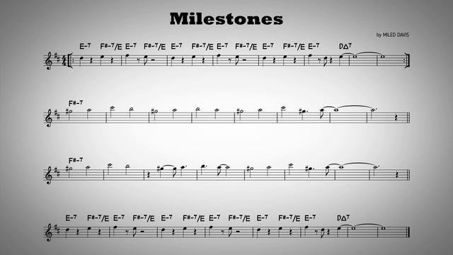 Milestones - Play along - Eb instruments смотреть онлайн